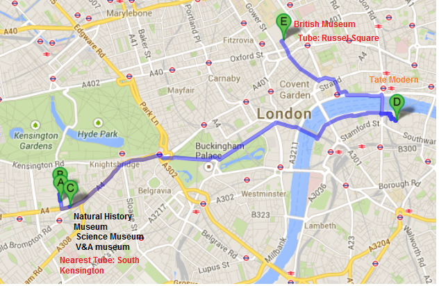 London itinerary for 2 days