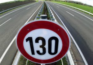 Autobahn Speed Limit Sign