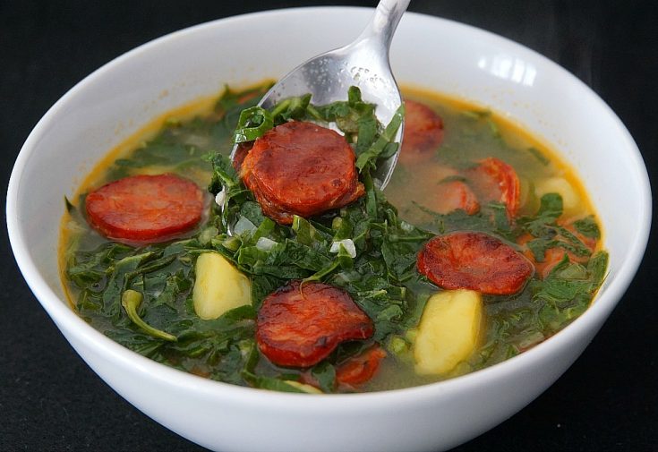 Caldo Verde is a Portuguese soup like dish