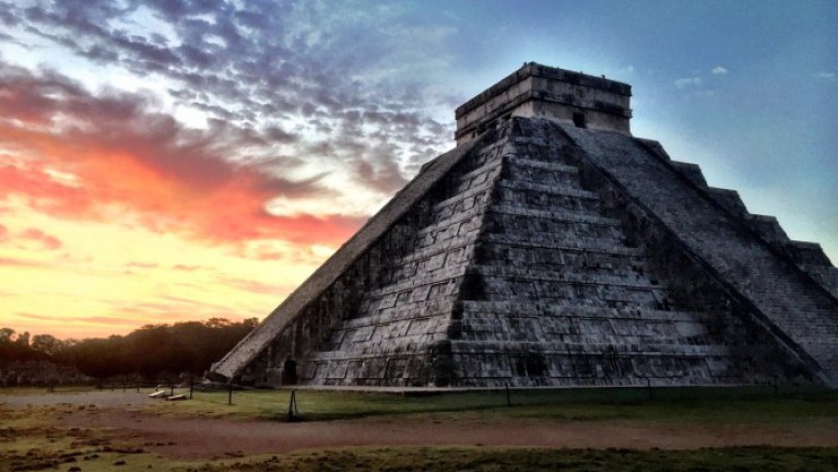 Chichen Itza built by the people and it is located in the Yucatan city of Mexico