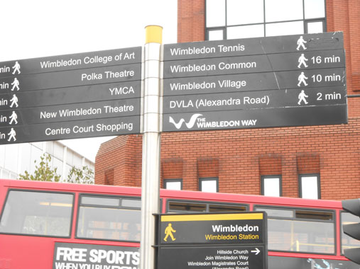Directions to Wimbledon Tennis Courts from Train Station