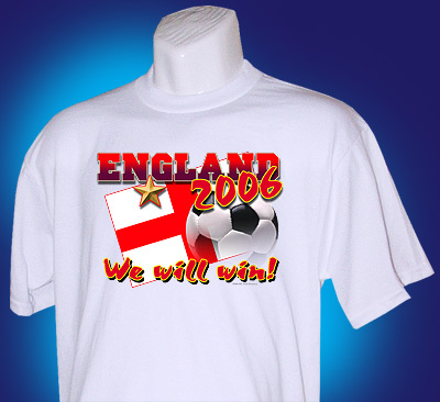 England Flag T Shirt