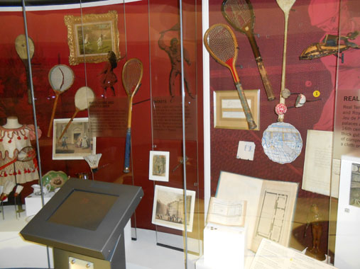Racquets on Display