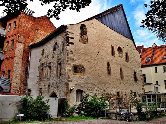 The old synagogue of Erfurt Germany