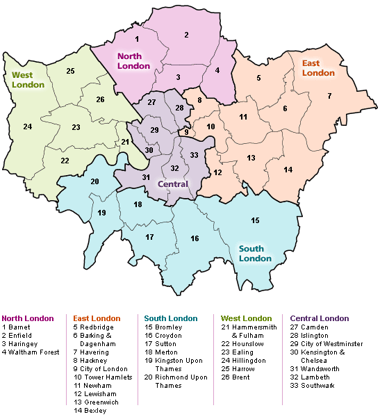 Maps of London
