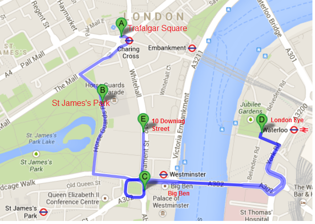 London itinerary for one day